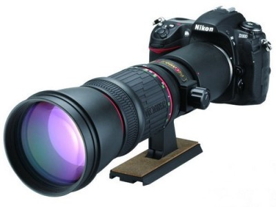 Il Telephoto Lens con adattatore 500mm e reflex
