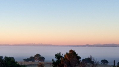 Panorama all'alba di metà febbraio