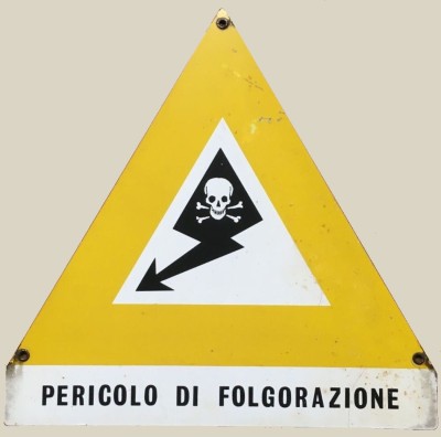 Pericolo di folgorazione