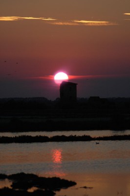 La Torre Rossa, avamposto degli Austriaci sulle valli.